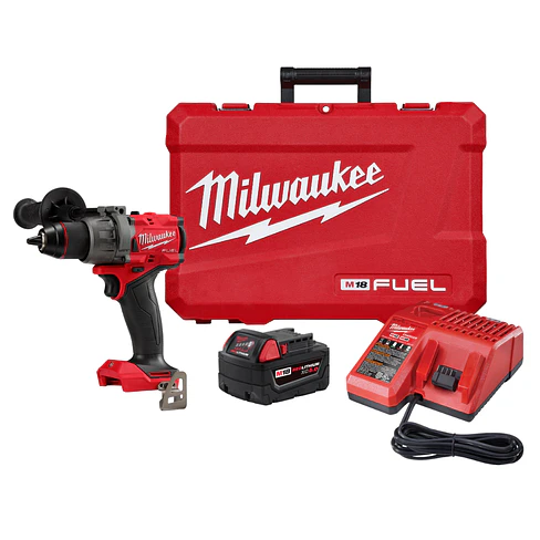 Kit Taladro Percutor Milwaukee M18 Fuel 4ta Gen 2904-20 + 1 Bat 1