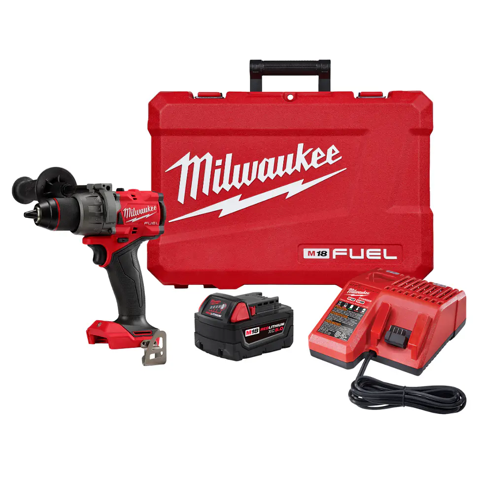 Kit Taladro Percutor Milwaukee M18 Fuel 4ta Gen 2904-20 + 1 Bat 1