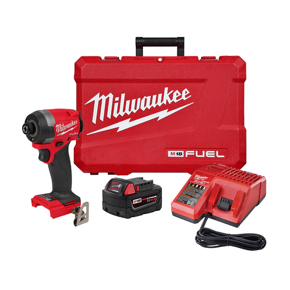 Kit Atornillador Impacto Milwaukee M18 Fuel 4ta Gen 2953-20 1 Bat 1