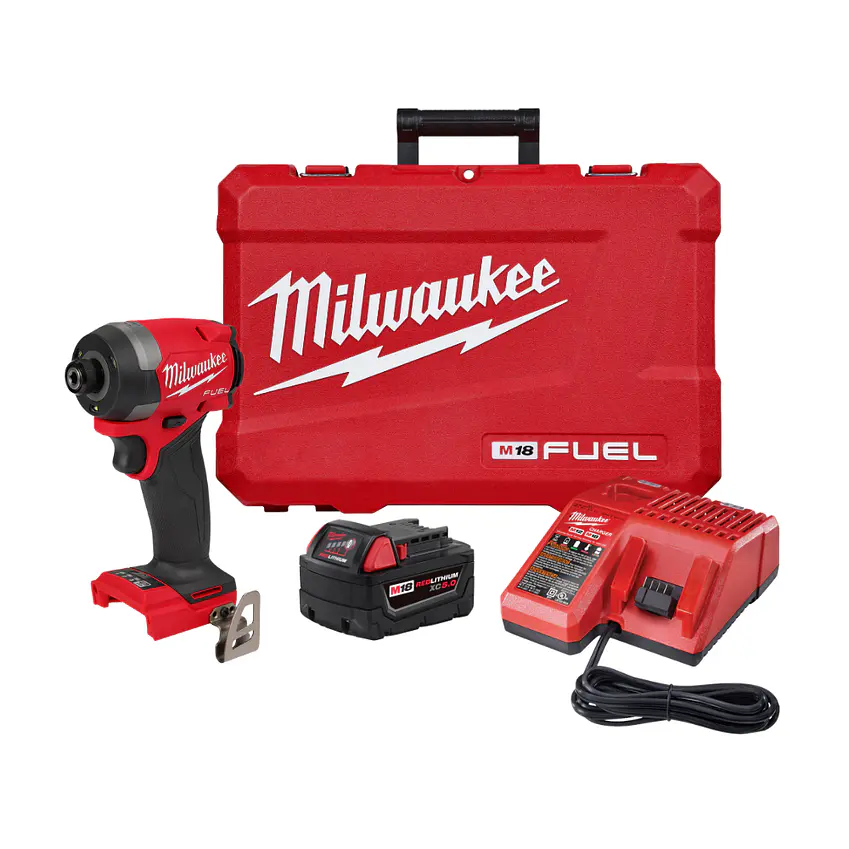 Kit Atornillador Impacto Milwaukee M18 Fuel 4ta Gen 2953-20 1 Bat 1