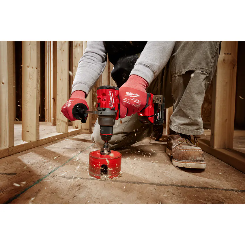 Kit Taladro y Atornillador Milwaukee M18 Fuel 4ta Gen 3697-22 + Inflador Neumáticos 8