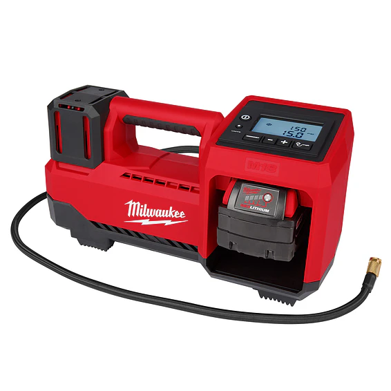 Kit Taladro y Atornillador Milwaukee M18 Fuel 4ta Gen 3697-22 + Inflador Neumáticos 7