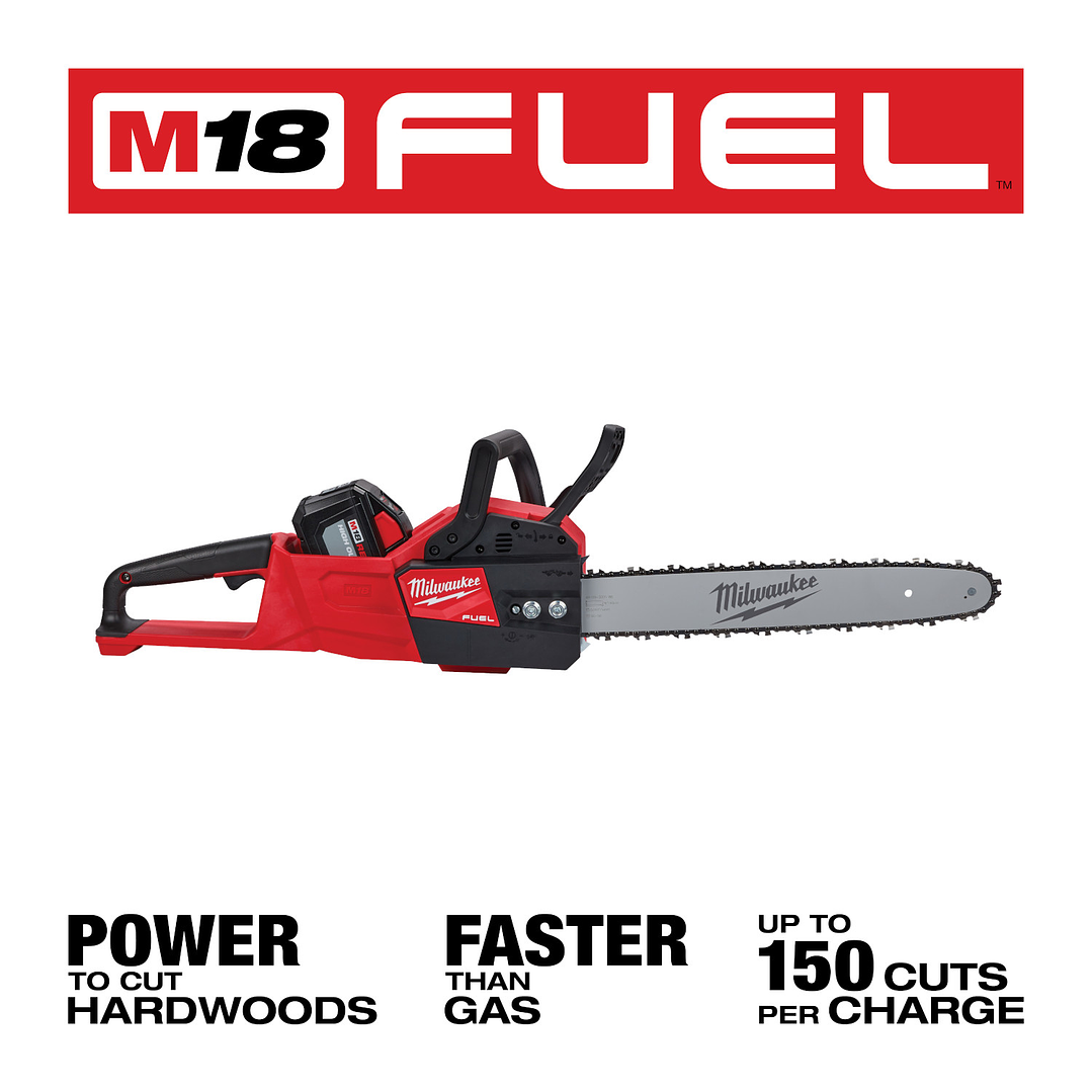 Kit Motosierra Milwaukee M18 Fuel 16 Pulgadas 2727-21HD + Batería FORGE 3