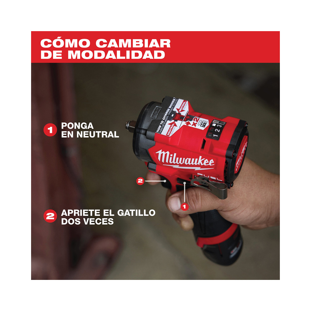 Kit Llave Impacto 1/2