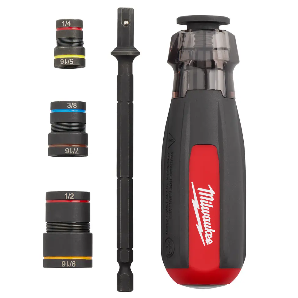 Destornillador de tuercas 6 en 1 Milwaukee SHOCKWAVE 1/4