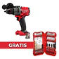 Taladro Percutor Milwaukee M18 FUEL 4ta Gen 2904-20 + Set de puntas 50 Pzs - Miniatura 1