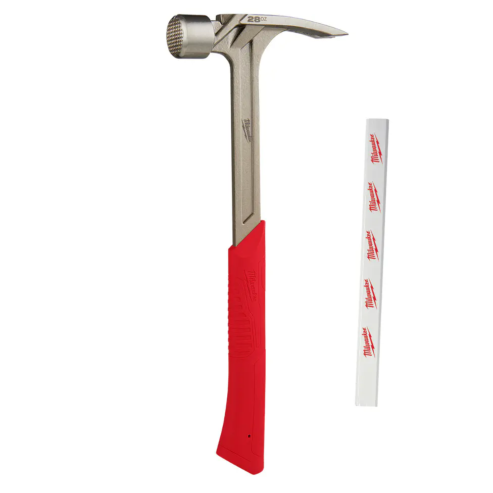 Milwaukee Martillo Carpintero 28 Oz Cara Fresada 48-22-9029 1