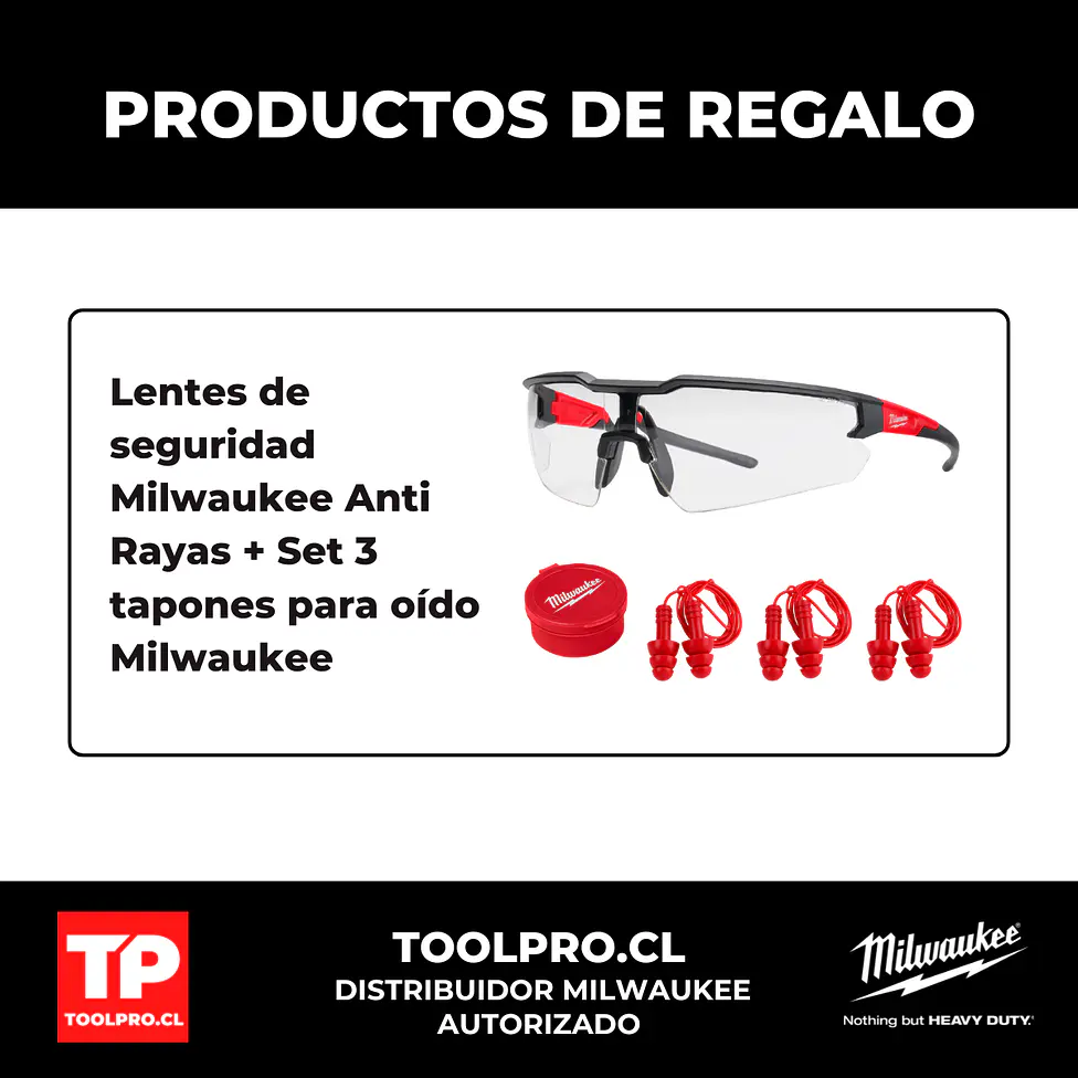 Esmeril Milwaukee M18 Fuel Cabezal Plano 5