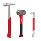 Milwaukee Pack Martillo 22 oz + Combo 3 Lb + Saca Clavos 12
