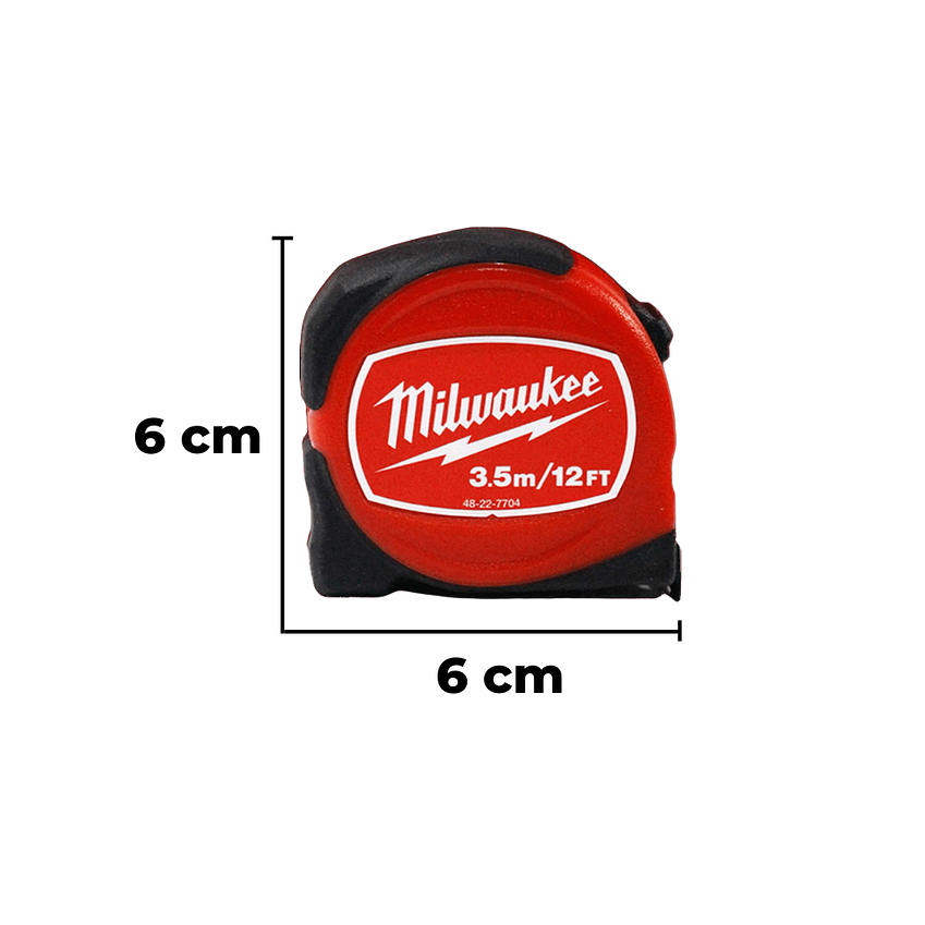 Cinta Métrica Milwaukee Compacta 3.5 Metros 48-22-7704 3