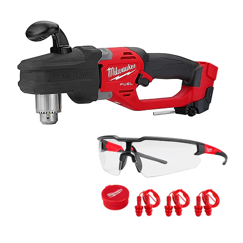 Taladro De Ángulo Recto Milwaukee Hole Hawg M18 Fuel 2807-20