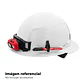 Casco De Seguridad Milwaukee BOLT Blanco Con Suspensión Tipo 1 Clase E  48-73-1101 - Miniatura 4