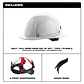 Casco De Seguridad Milwaukee BOLT Blanco Con Suspensión Tipo 1 Clase E  48-73-1101 - Miniatura 7