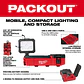 Kit Foco Led Milwaukee M12 Packout Cabezal Giratorio 1400 Lúmenes 2356-20 - Miniatura 20