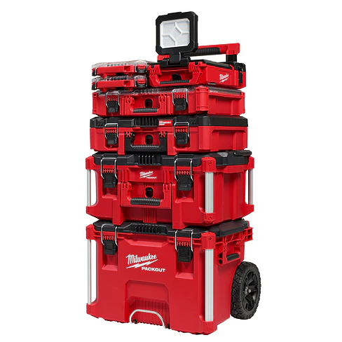 Kit Foco Led Milwaukee M12 Packout Cabezal Giratorio 1400 Lúmenes 2356-20 11