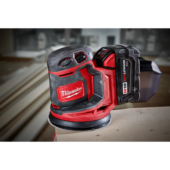 Kit Lijadora Roto Orbital Inalámbrica 5 Pulgadas Milwaukee M18 2648-20 7