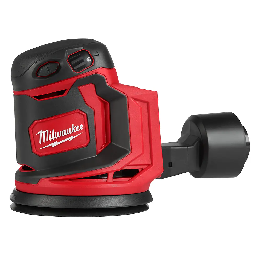 Kit Lijadora Roto Orbital Inalámbrica 5 Pulgadas Milwaukee M18 2648-20 3