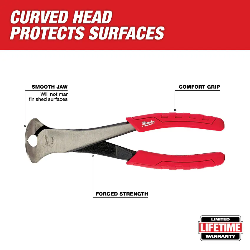 Alicate Cortante Milwaukee Extractor De Clavos 7 Pulgadas 48-22-6407 6