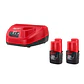 Pack 2 Baterías Milwaukee M12 CP 1.5 Amperios + Cargador - Miniatura 1