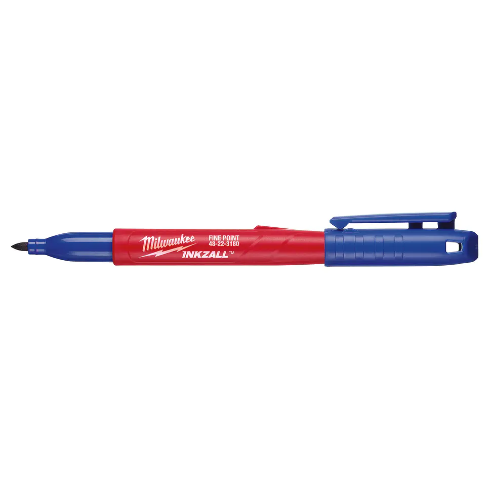 Milwaukee 10 Marcadores Permanentes Inkzall Punta Fina Azul 2