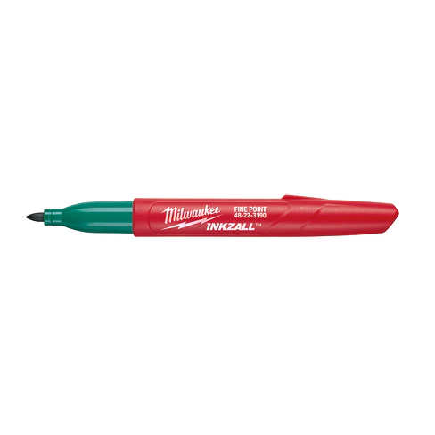Milwaukee 10 Marcadores Permanentes Inkzall Punta Fina Verde 2