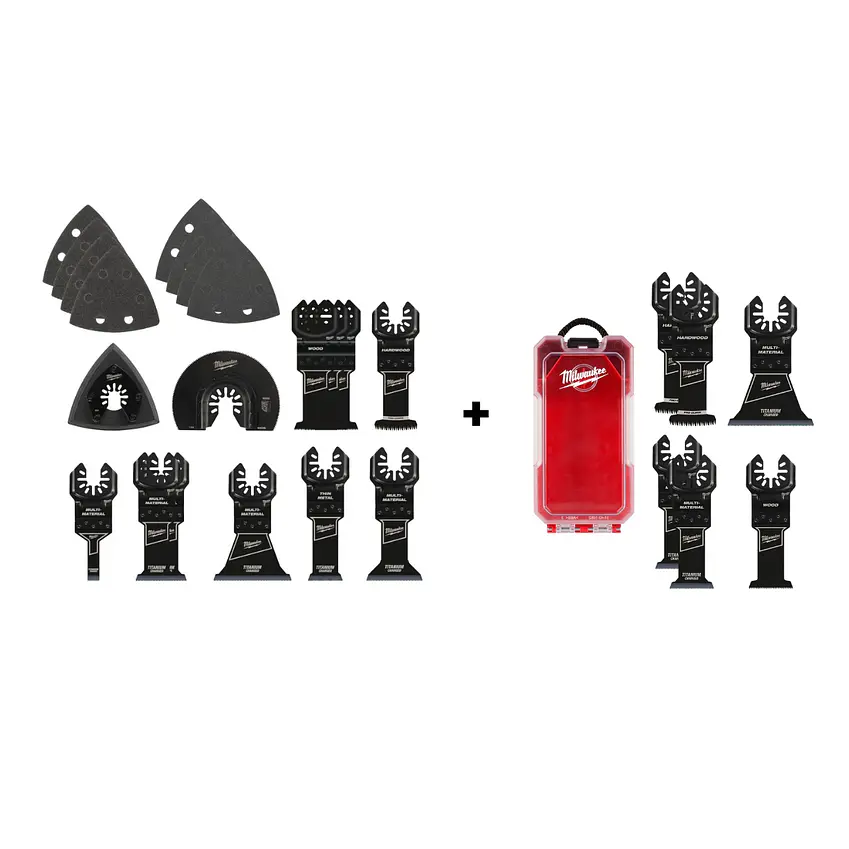 Milwaukee Set 20 Hojas Para Multiherramienta + Set 6 hojas GRATIS 4