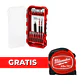 Set de puntas Milwaukee 18 piezas + Huincha 3.5 mt GRATIS - Miniatura 1
