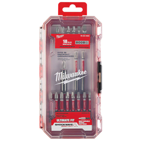 Set de puntas Milwaukee 18 piezas + Huincha 3.5 mt GRATIS 3
