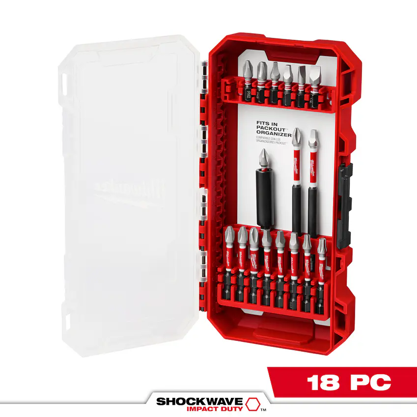 Set de puntas Milwaukee 18 piezas + Huincha 3.5 mt GRATIS 4