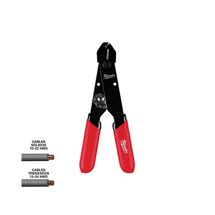 Pelacables Milwaukee Ajustable Plano 12-24 Awg 48-22-3040 4