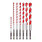 Set Brocas Largas Para Concreto 7 Pzs Milwaukee Shockwave 48-20-9057 - Miniatura 4