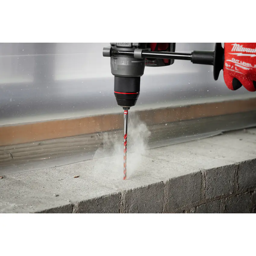 Set Brocas Largas Para Concreto 7 Pzs Milwaukee Shockwave 48-20-9057 7
