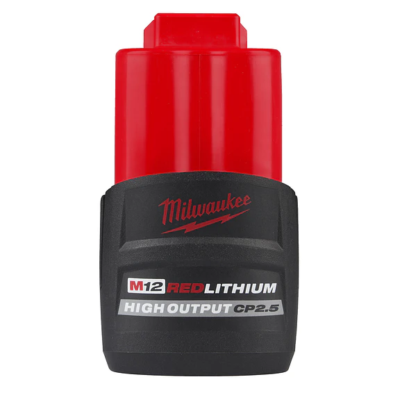Milwaukee Batería M12 Compacta 2.5 Amperios/h High Output 48-11-2425 2