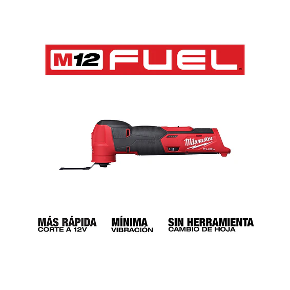 Herramienta Oscilatoria Multiusos Milwaukee M12 Fuel 2526-20 3