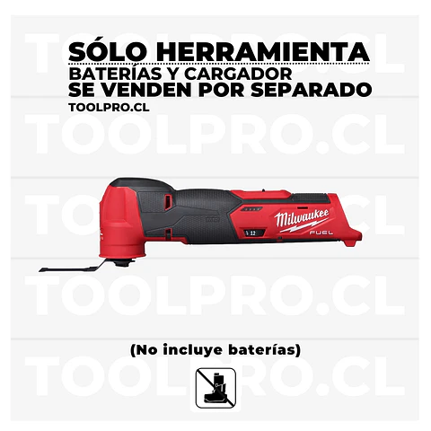 Herramienta Oscilatoria Multiusos Milwaukee M12 Fuel 2526-20