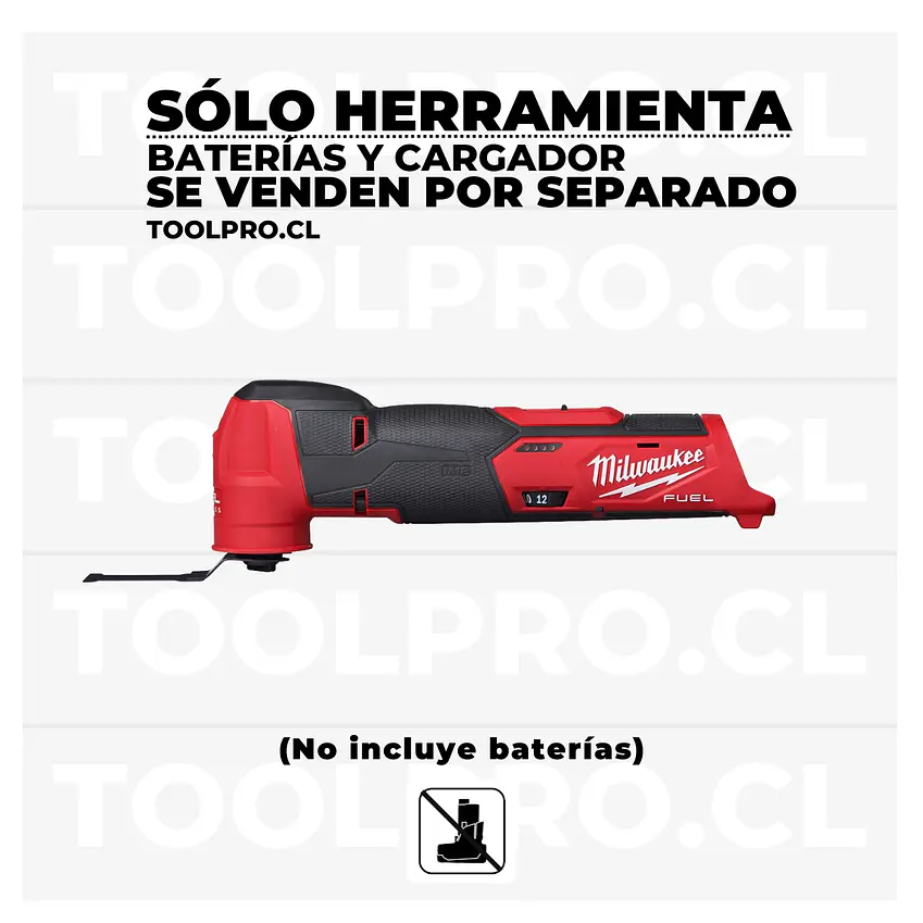 Herramienta Oscilatoria Multiusos Milwaukee M12 Fuel 2526-20 2