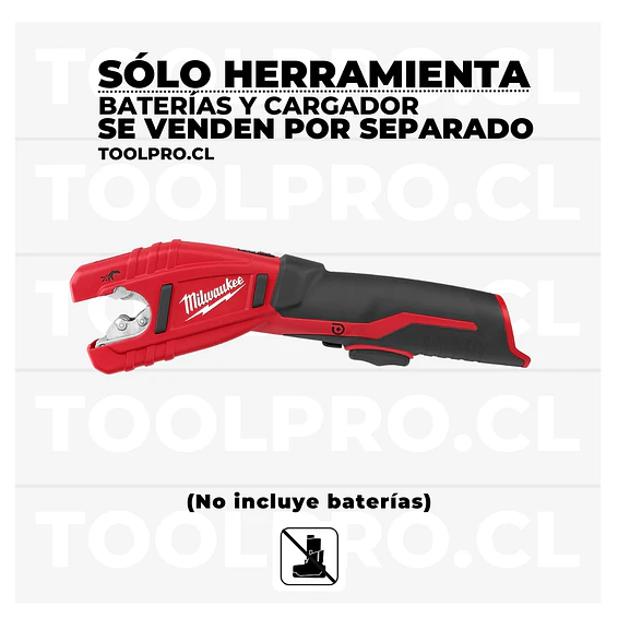 Cortadora de Tubos de Cobre Inalámbrica Milwaukee M12 2471-20 2