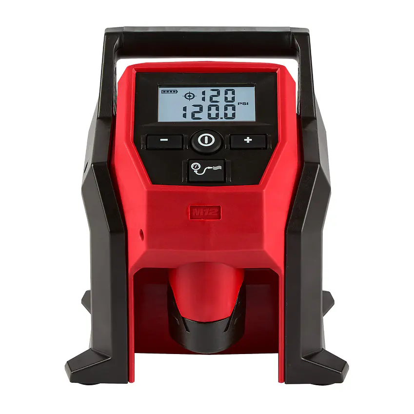 Kit Inflador de Neumáticos Milwaukee M12 120 Psi 2475-20 + 1 Bat 5 Ah 4