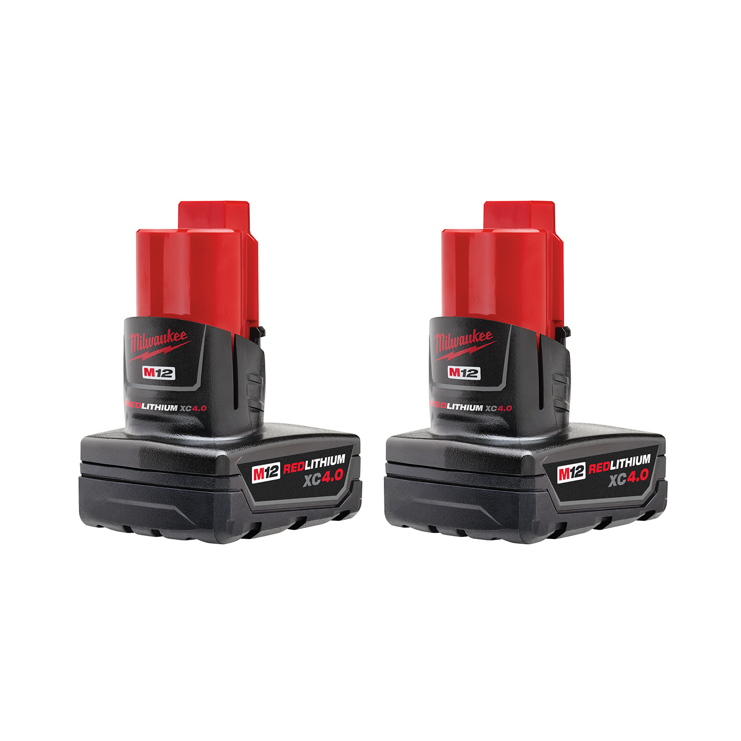 Pack 2 Baterías Milwaukee M12 XC4.0 Ah 48-11-2442