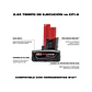 Pack 2 Baterías Milwaukee M12 REDLITHIUM XC4.0 Ah 48-11-2442 - Miniatura 3