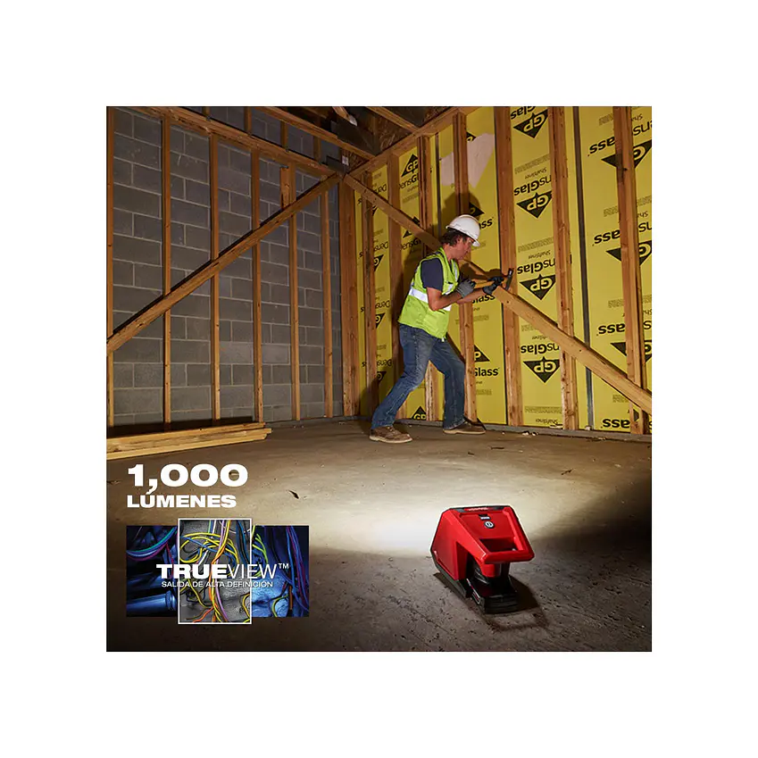 Foco LED de Montaje Milwaukee M12 ROVER Magnético 1000 lúmenes 2364-20 7