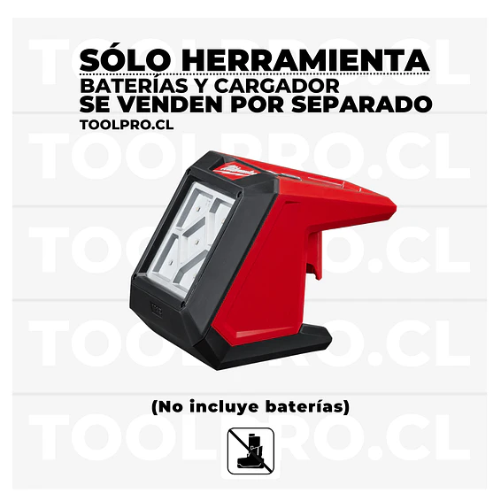 Foco LED de Montaje Milwaukee M12 ROVER Magnético 1000 lúmenes 2364-20 2