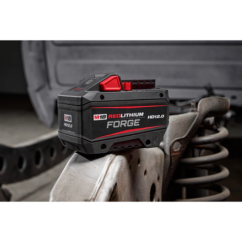Kit Batería Milwaukee M18 FORGE 12 Ah c/ Cargador Rápido + Batería FORGE 8Ah 9