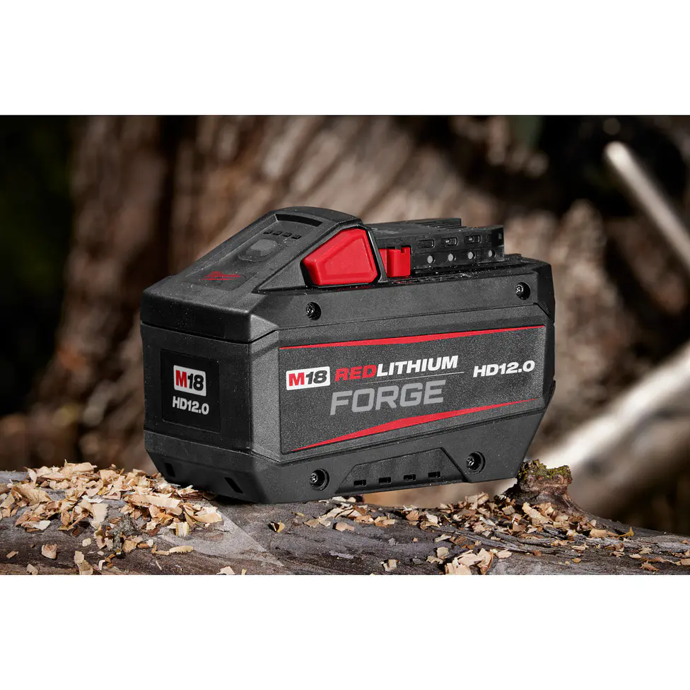 Kit Batería Milwaukee M18 FORGE 12 Ah c/ Cargador Rápido + Batería FORGE 8Ah 10
