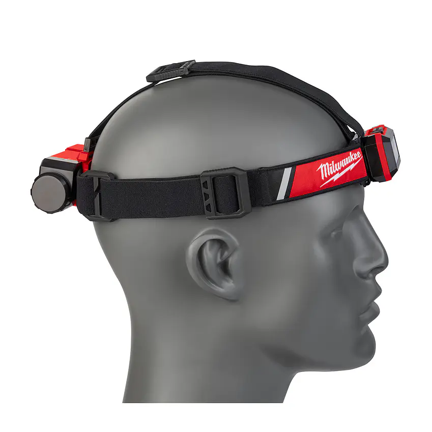 Linterna Frontal Para Casco Recargable Milwaukee 600 lúmenes IP54 2115-21 5