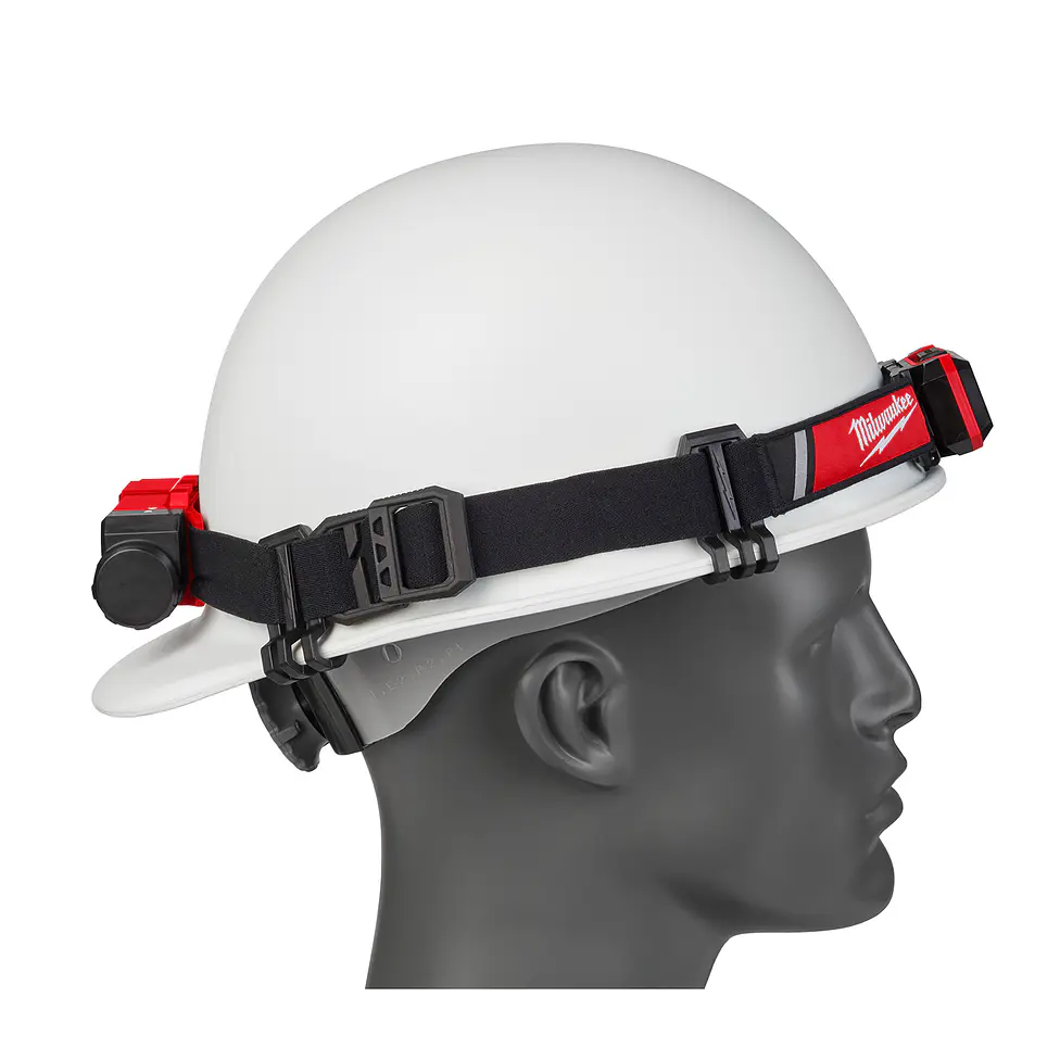 Linterna Frontal Para Casco Recargable Milwaukee 600 lúmenes IP54 2115-21 6