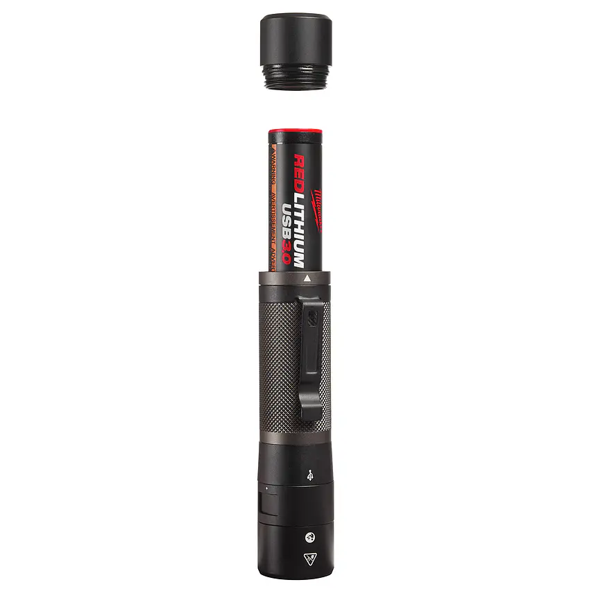 Linterna De Mano Milwaukee IP67 Recargable Usb 800 lúmenes 2160-21 4
