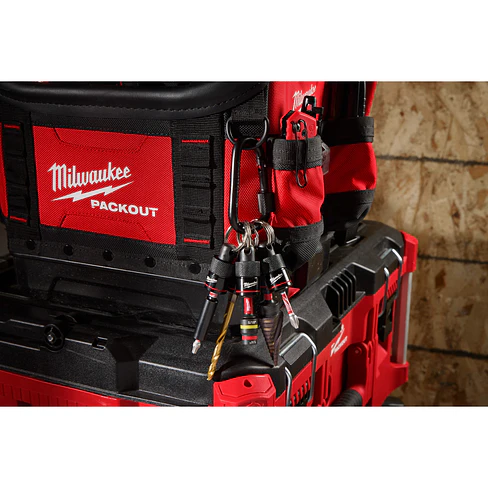 Porta Puntas Hexagonal Tipo Llavero Con Mosquetón Milwaukee 5 Pzs 48-32-4537 4