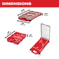 Organizador Compacto Milwaukee PACKOUT Bajo Perfil 48-22-8436 - Miniatura 6