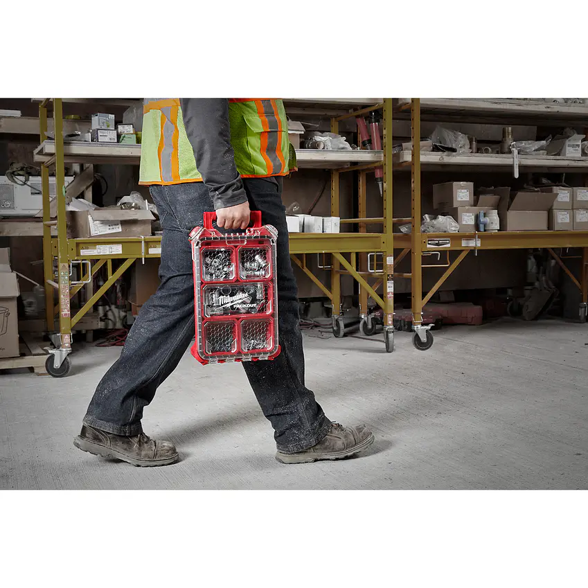 Organizador Compacto Milwaukee PACKOUT Bajo Perfil 48-22-8436 9
